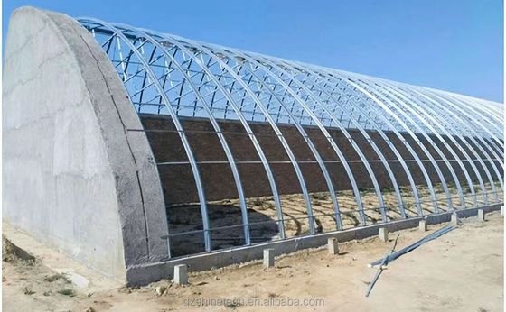 Dibujo Kit de invernadero solar 4-6M de altura con marco de acero galvanizado