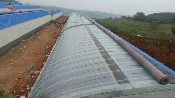 Invernaderos agrícolas de una sola franja con sistema de aislamiento de mantas de calefacción