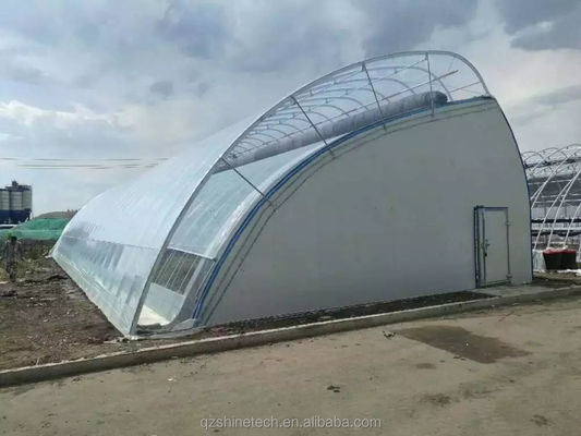 Duración 50-120 m Invernadero solar comercial doble aislado para zonas de invierno y frío