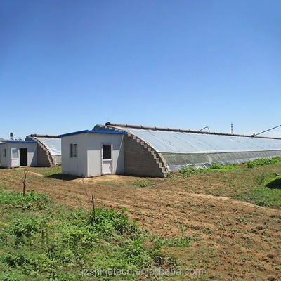 Invernaderos solares Invernaderos agrícolas cálidos con marco de acero galvanizado