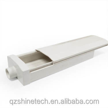 Sistema de cultivo hidropónico 100 * 50mm NFT PVC tubo de cultivo vertical con accesorios blancos