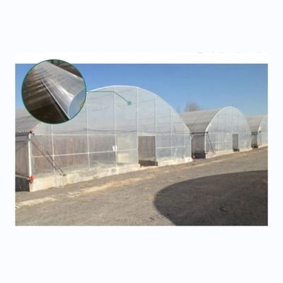 Tubo de acero galvanizado en caliente película de capa única túnel de plástico invernaderos agrícolas