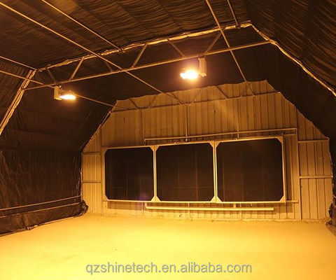 Cuadro de acero galvanizado en caliente Banco móvil Automatizado Invernadero de privación de luz