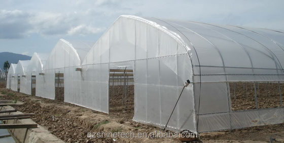 Invernadero de película de plástico de 150/200 micrones para el cultivo de verduras y flores