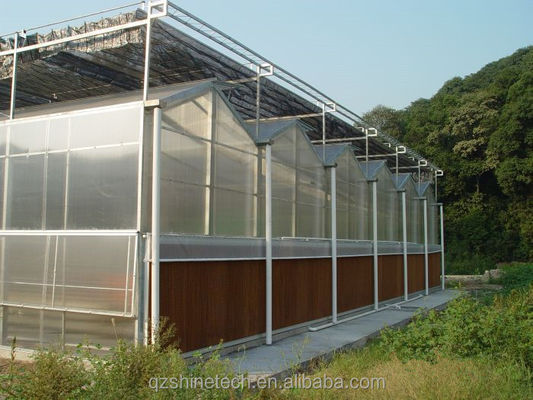 Pad de enfriamiento por evaporación de agua para granjas de pollos marco de aluminio de acero galvanizado
