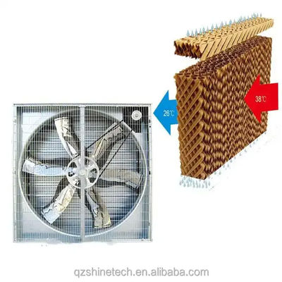 Gran ventilador de escape de flujo de aire para el sistema de ventilación de la casa de aves de corral de invernadero 60KG