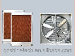 Gran ventilador de escape de flujo de aire para el sistema de ventilación de la casa de aves de corral de invernadero 60KG