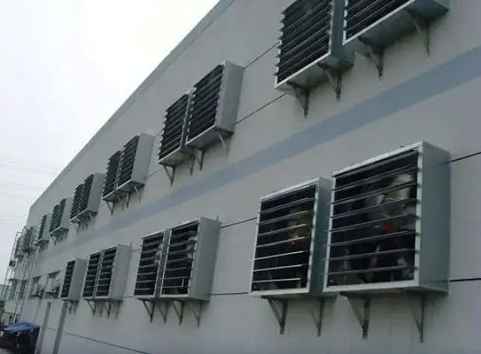 380/220V Industria avícola Ventilación de invernaderos Ventilador de escape y almohadilla de enfriamiento